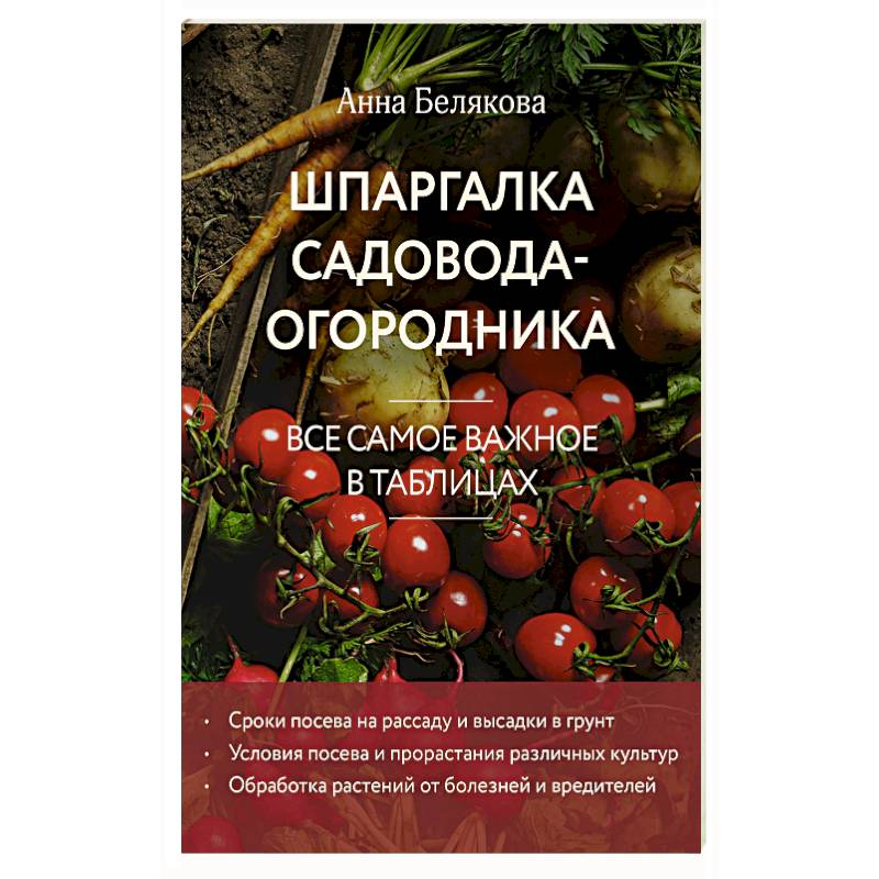 Фото Шпаргалка садовода-огородника. Все самое важное в таблицах (новое оформление)