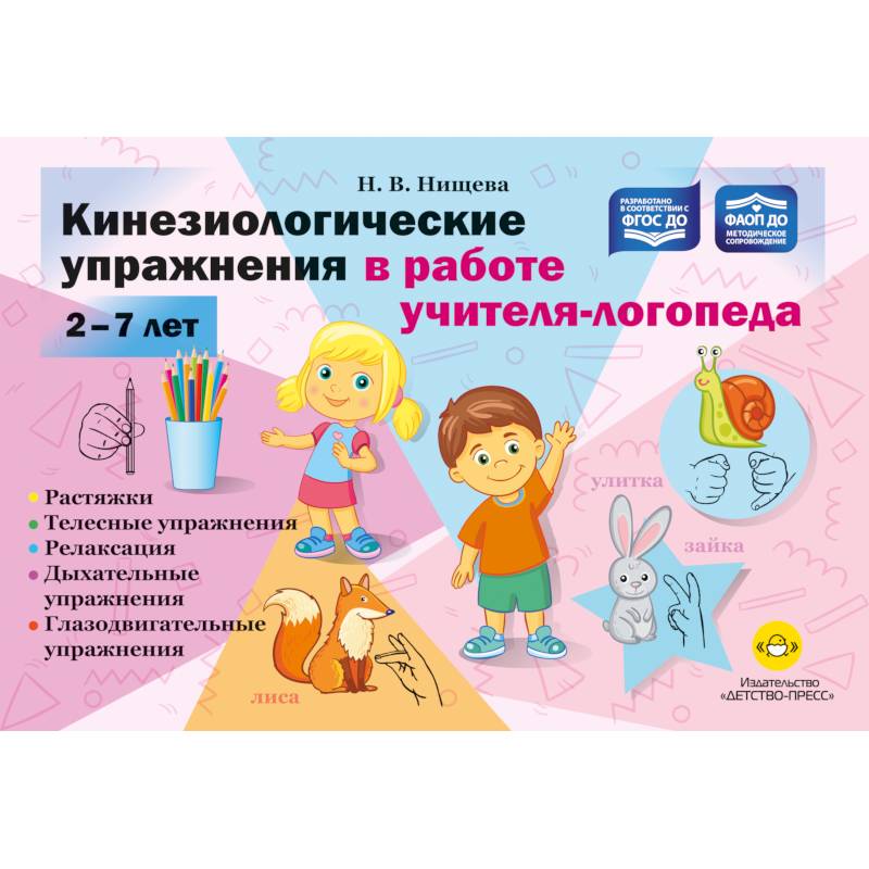 Фото Кинезиологические упражнения в работе учителя-логопеда. 2-7 лет