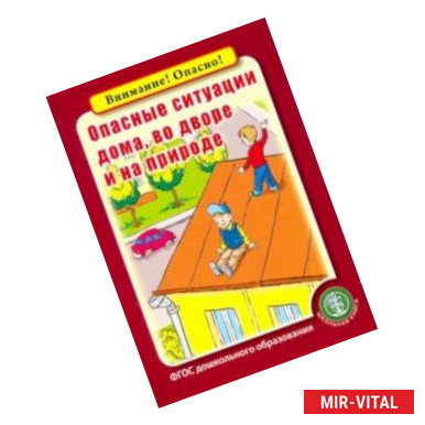 Фото Опасные ситуации дома, во дворе и на природе. ФГОС ДО