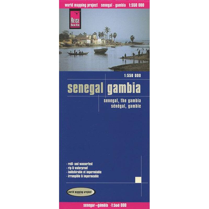 Фото Сенегал. Гамбия. Карта. Senegal, Gambia 1: 550000