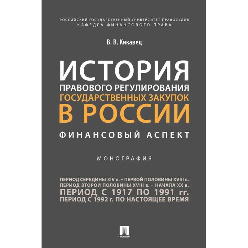 Фото История правового регулирования государственных закупок в России: финансовый аспект