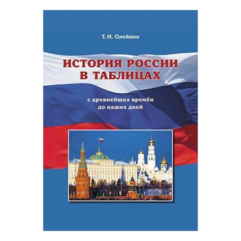 Фото История России в таблицах. С древнейших времен до наших дней