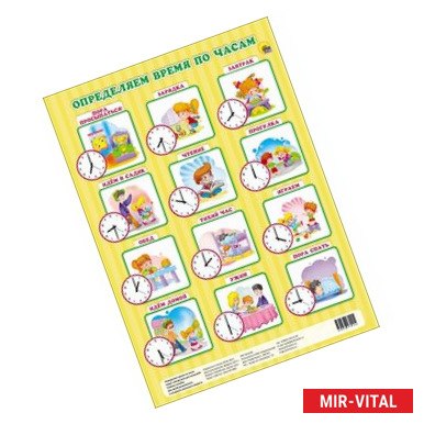 Фото Определяем время по часам