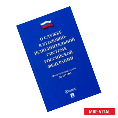 Фото О службе в уголовно-исполнительной системе Российской Федерации, №197-ФЗ