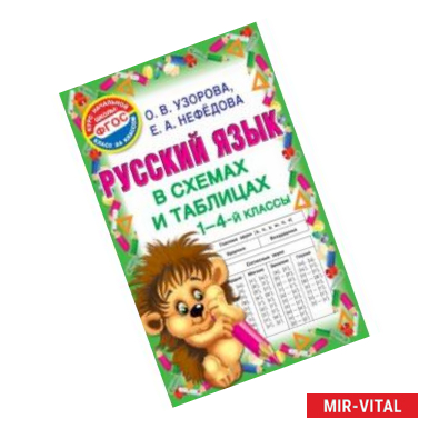 Фото Русский язык. 1-4 классы. В схемах и таблицах