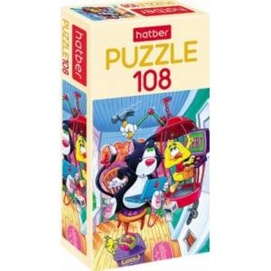 Фото Puzzle-108 Приключения кота и цыпленка