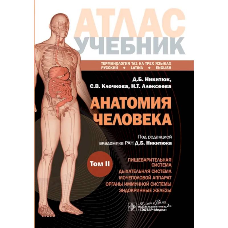 Фото Анатомия человека. Атлас. Учебное пособие: в 3-х томах. Том 2
