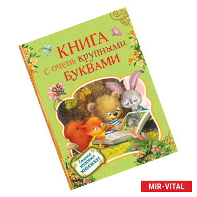 Фото Книга с очень крупными буквами