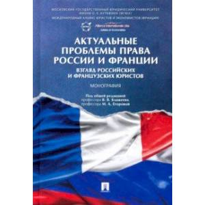 Фото Актуальные проблемы права России и Франции. Взгляд российских и французских юристов. Монография