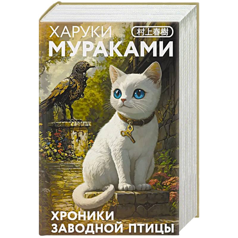 Фото Хроники Заводной птицы (закладка с Котом внутри)
