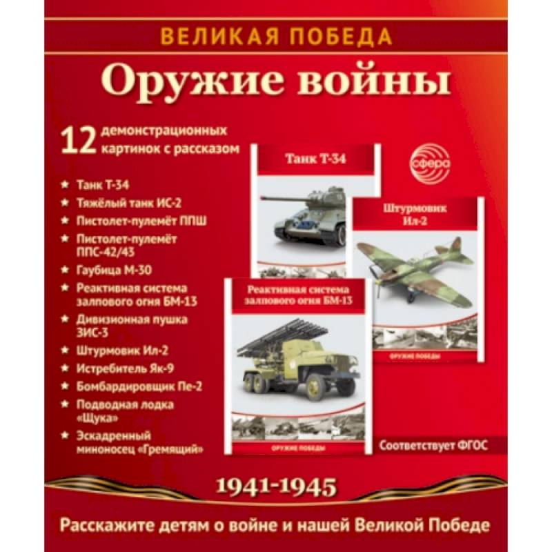 Фото Великая Победа. Оружие войны. 12 демонстрационных картинок рассказом