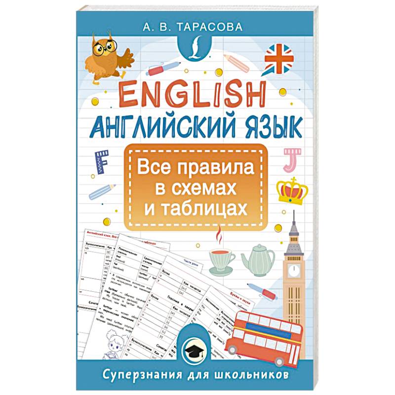 Фото Английский язык. Все правила в схемах и таблицах