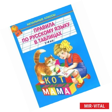 Фото Русский язык. 1-4 классы. Правила в таблицах