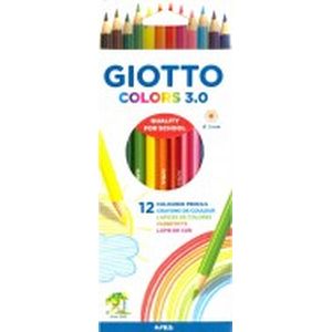 Фото Набор карандашей 12 цветов  GIOTTO ELIOS GIANT
