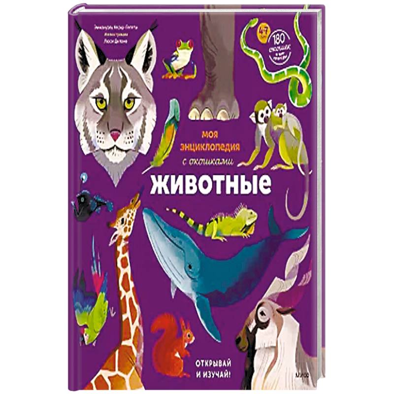 Фото Моя энциклопедия с окошками. Животные. Открывай и изучай!