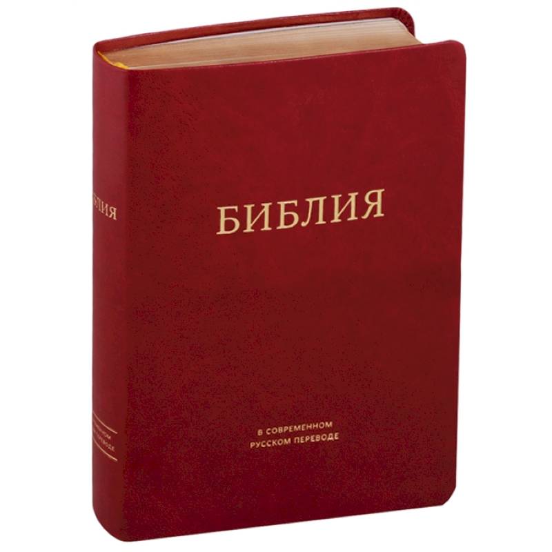 Фото Библия в современном русском переводе (бордовая)