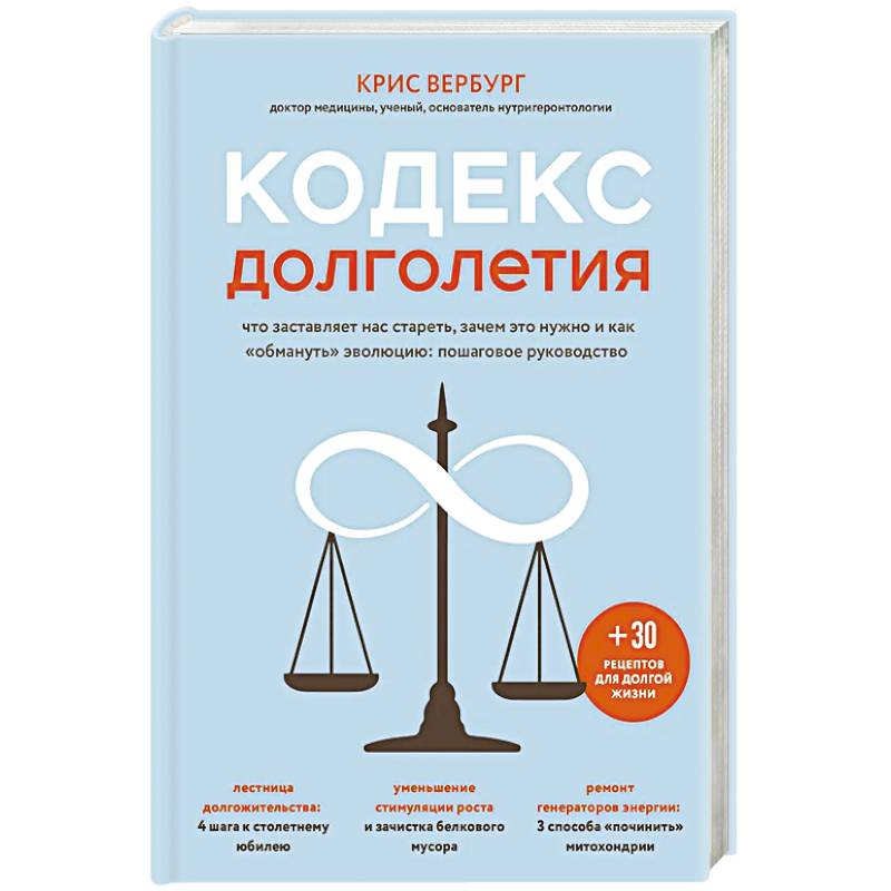 Фото Кодекс долголетия. Что заставляет нас стареть, зачем это нужно и как «обмануть» эволюцию: пошаговое руководство