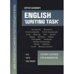 Фото English 'Writing task'. Описание графиков