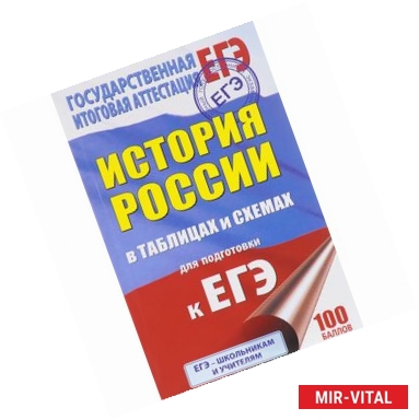 Фото ЕГЭ. История России. 10-11 классы. Справочное пособие в таблицах и схемах