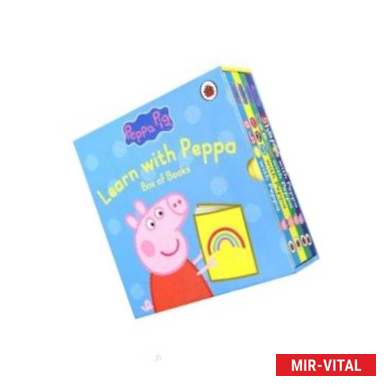 Фото Learn with Peppa Pig (4-book slipcase)