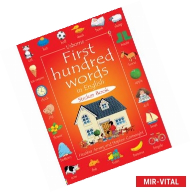 Фото First hundred words in English. Sticker Book