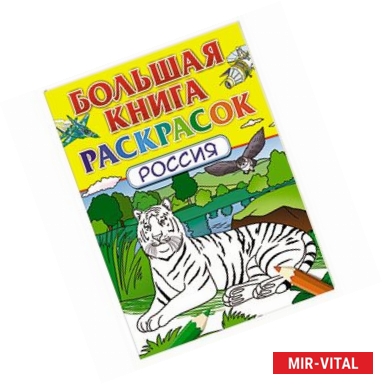 Фото Большая книга раскрасок. Россия