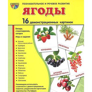 Фото Ягоды (набор из 16 демонстрационных картинок)