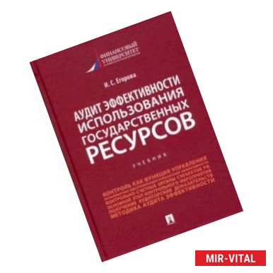 Фото Аудит эффективности использования государственных ресурсов. Учебник