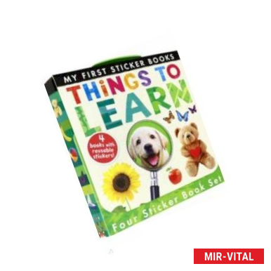 Фото My First Sticker Books: Things to Learn (4-books)