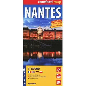 Фото Нант. Карта ламинированная 1:15 000