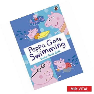Фото Peppa Goes Swimming: Sticker Story Book