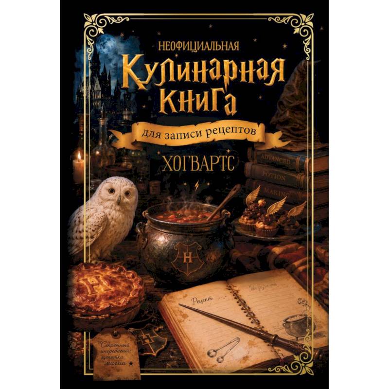 Фото Неофициальная кулинарная книга для записи рецептов. Хогвартс