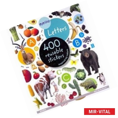 Фото Eyelike Letters: 400 Reusable Stickers Inspired by Nature