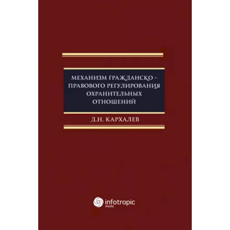 Фото Механизм гражданско-правового регулирования охранительных отношений