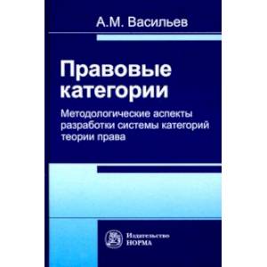 Фото Правовые категории. Методологические аспекты разработки системы категорий теории права