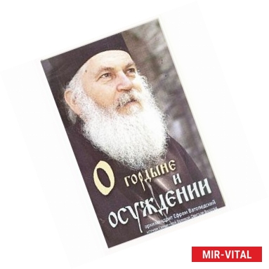 Фото О гордыне и осуждении Архимандрит Ефрем Ватопедск.