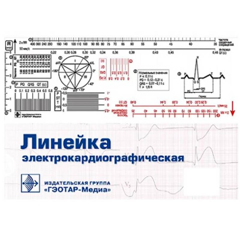 Фото Линейка электрокардиографическая