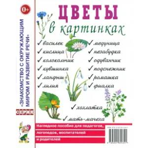 Фото Цветы в картинках. Наглядное пособие для педагогов, воспитателей, логопедов и родителей