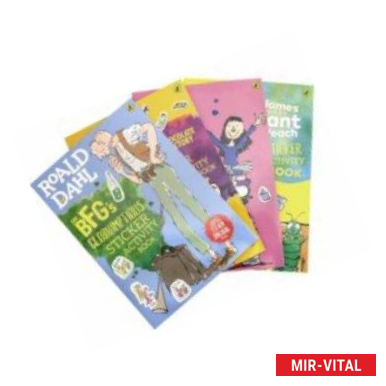 Фото Roald Dahl's Sticker Book Collection (4 books)