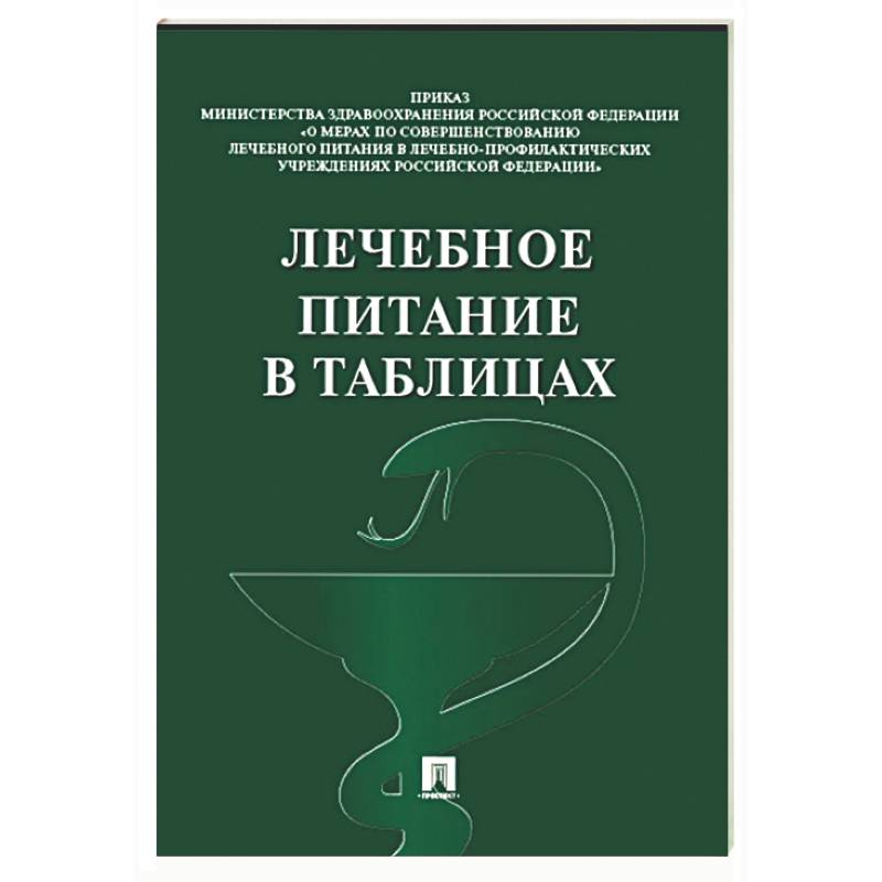 Фото Лечебное питание в таблицах