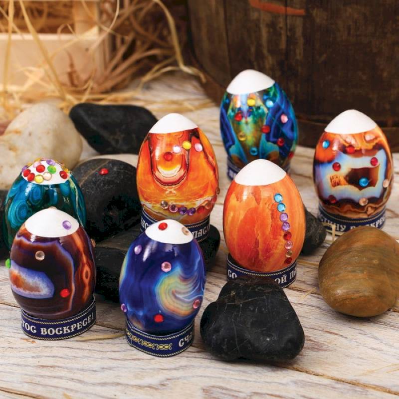 Фото Пасхальный набор для украшения яиц «Самоцветы»