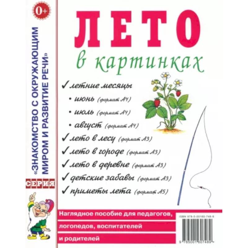 Фото Лето в картинках. Наглядное пособие для педагогов, логопедов, воспитателей, родителей