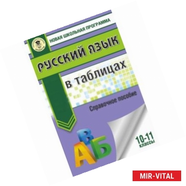 Фото Русский язык. 10-11 классы. В таблицах