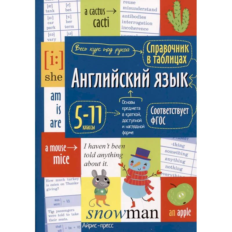 Фото Справочник в таблицах. Английский язык для средней и старшей школы. 5-11 кл