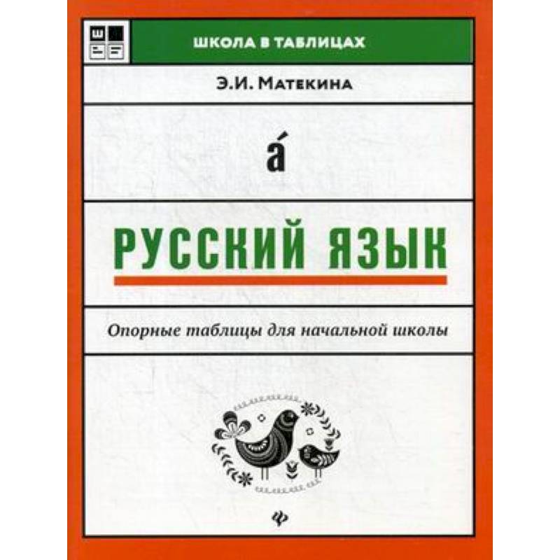 Фото Русский язык. Опорные таблицы для начальной школы