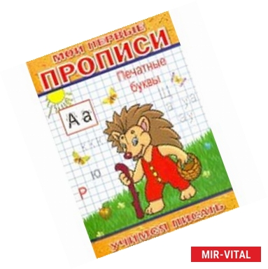 Фото Мои первые прописи. Печатные буквы