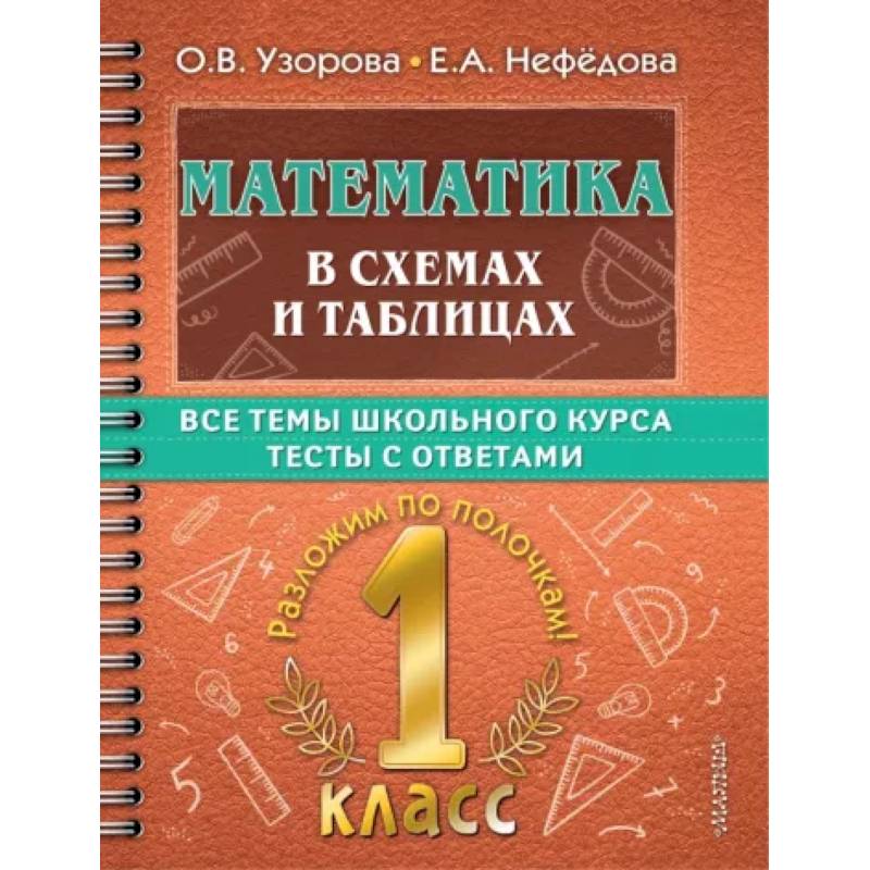Фото Математика в схемах и таблицах. Все темы школьного курса 1 класса с тестами