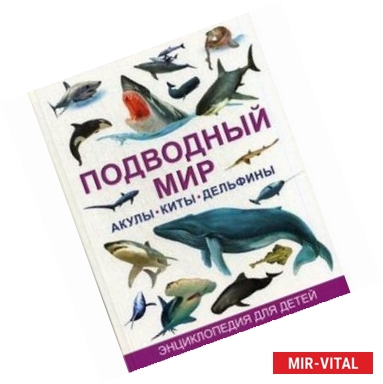 Фото Подводный мир. Акулы, киты, дельфины. Энциклопедия для детей