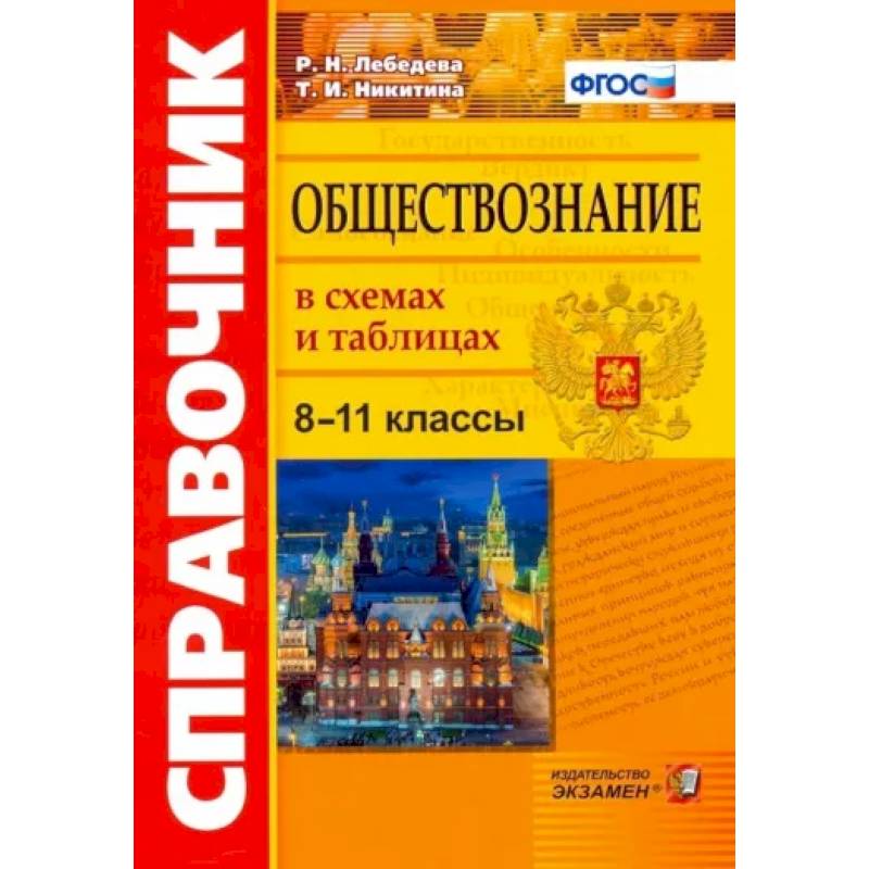 Фото Обществознание 8-11кл. В схемах и таблицах