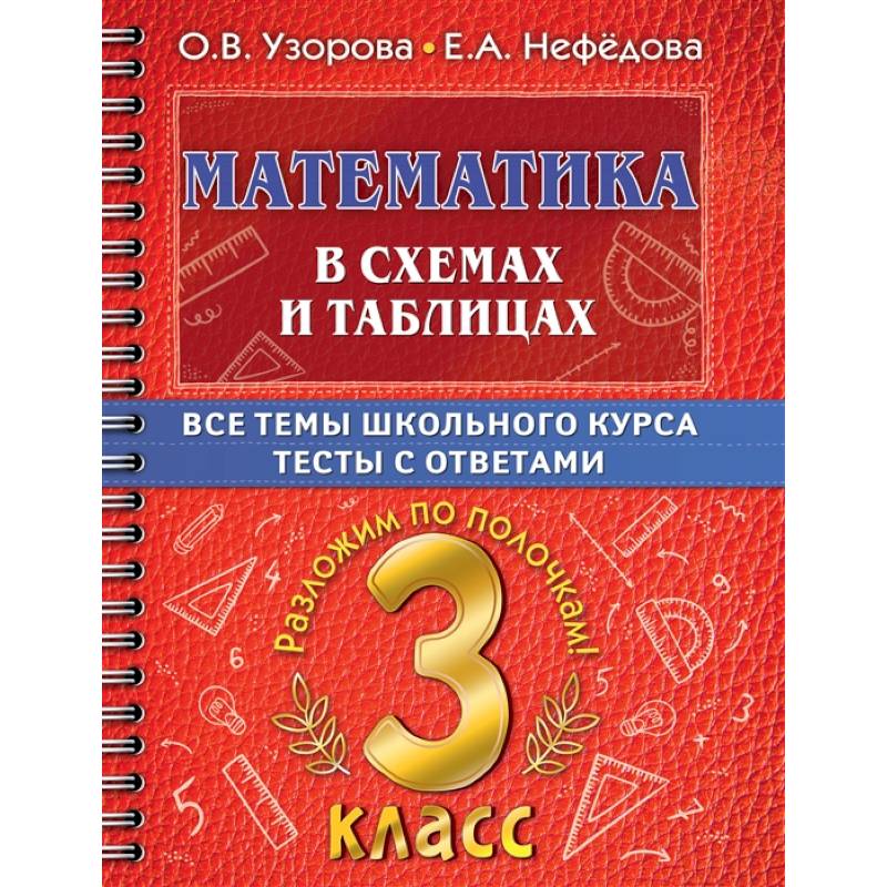 Фото Математика в схемах и таблицах. Все темы школьного курса 3 класса с тестами.